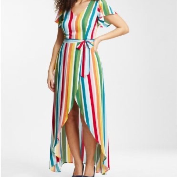Modcloth Dresses & Skirts - Modcloth Collectif rainbow maxi S